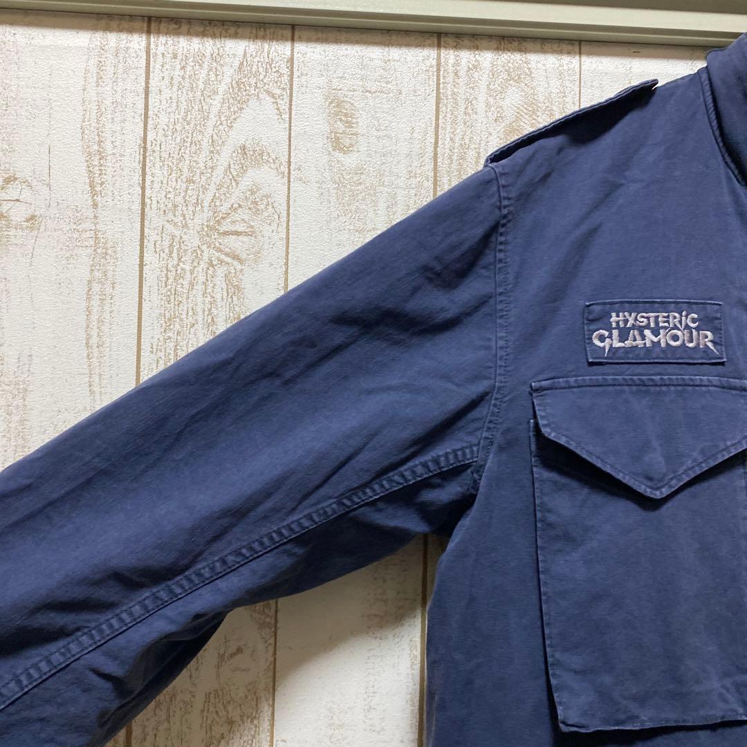 ヒステリックグラマー 90年代 フィールドジャケット ネイビー