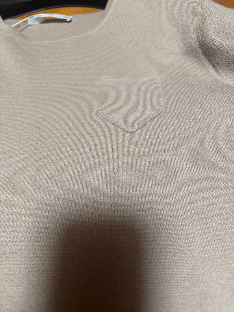 S MaxMara ベージュ ニットワンピースL