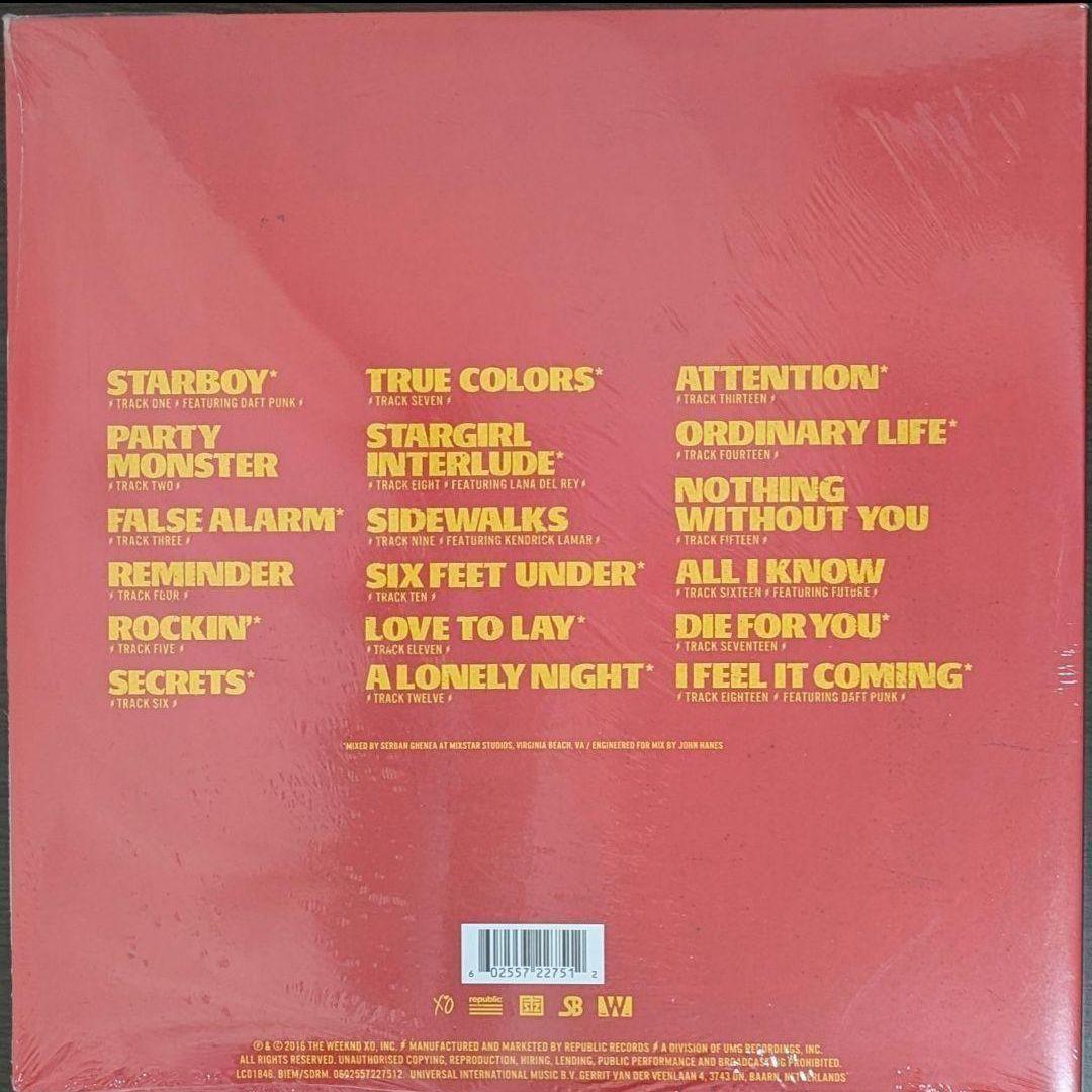 新品未開封 The Weeknd Starboy Star boy LPレコード