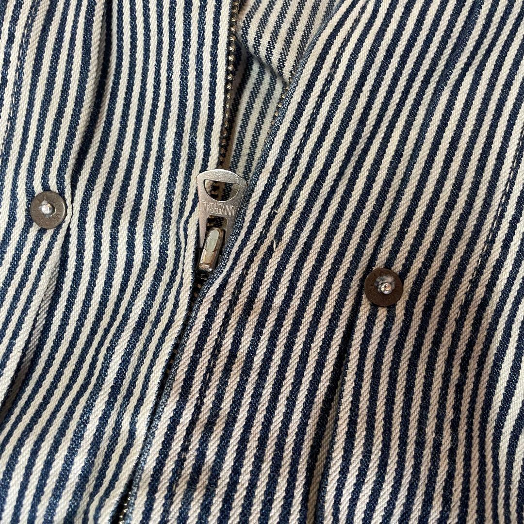 希少　VANSON バンソン　ストライプデニム つなぎ