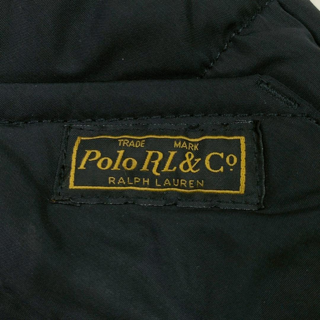 ポロラルフローレン ダウンベスト 2way ポニー刺繍 ブラック S　D956