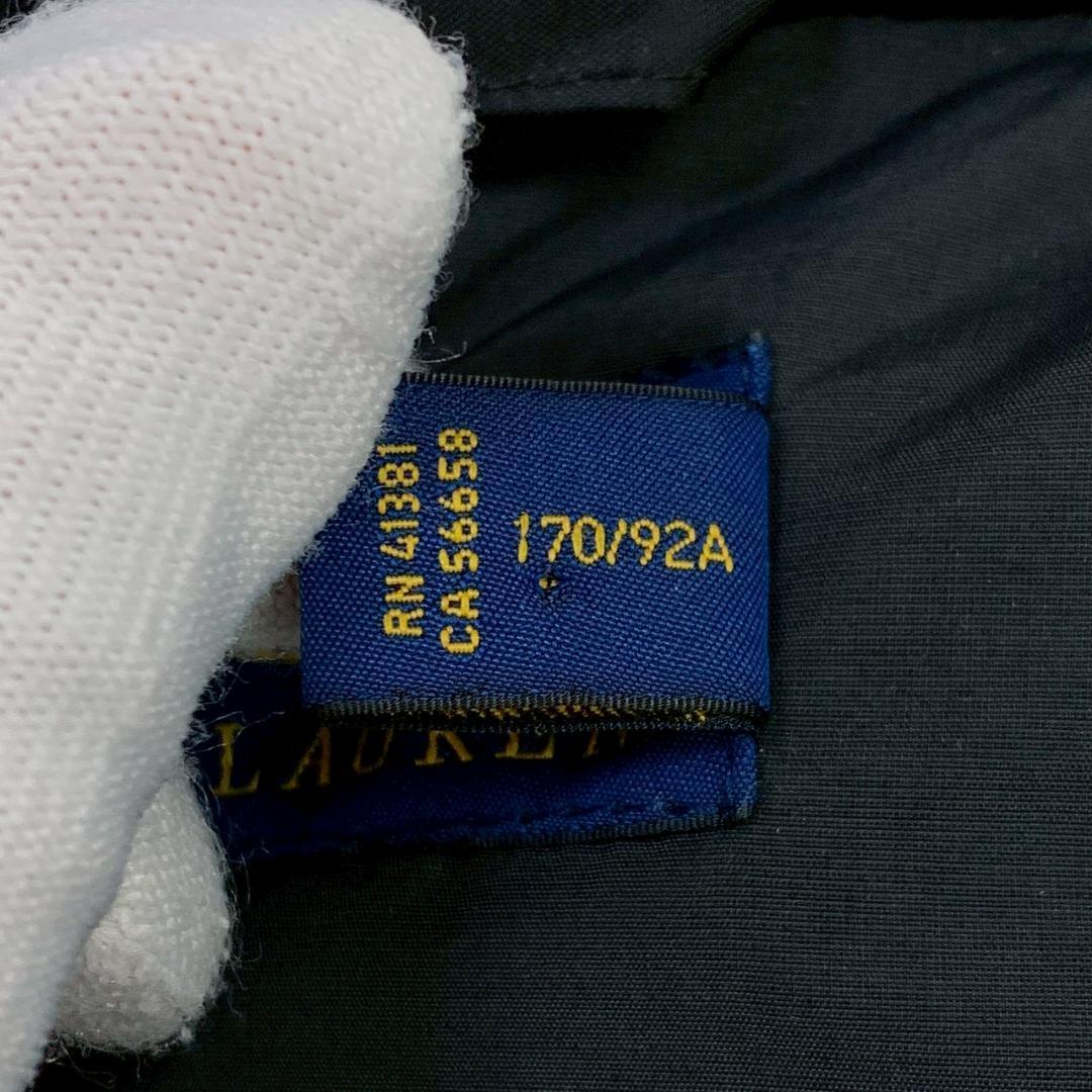 ポロラルフローレン ダウンベスト 2way ポニー刺繍 ブラック S　D956