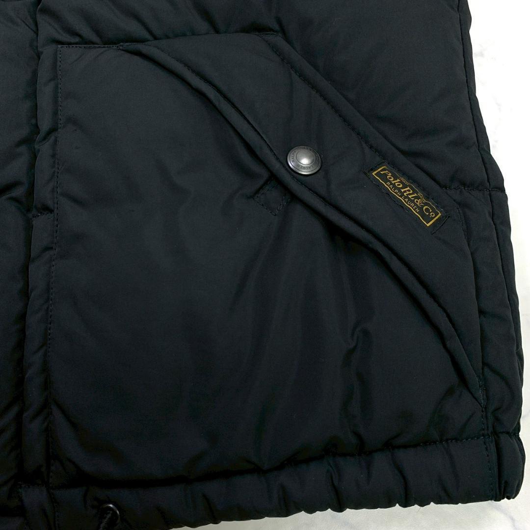 ポロラルフローレン ダウンベスト 2way ポニー刺繍 ブラック S　D956