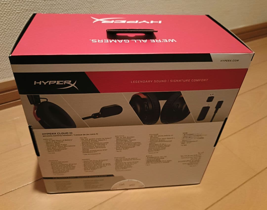 HyperX Cloud III Wireless ゲーミングヘッドセット