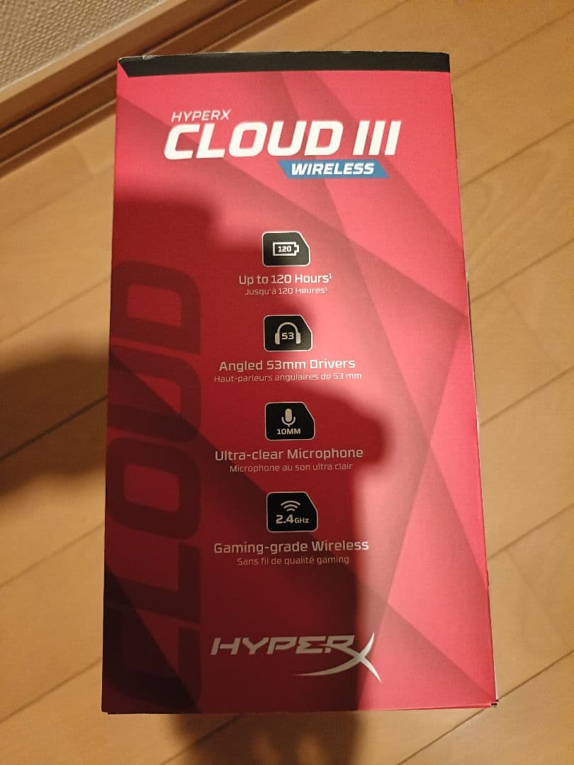 HyperX Cloud III Wireless ゲーミングヘッドセット
