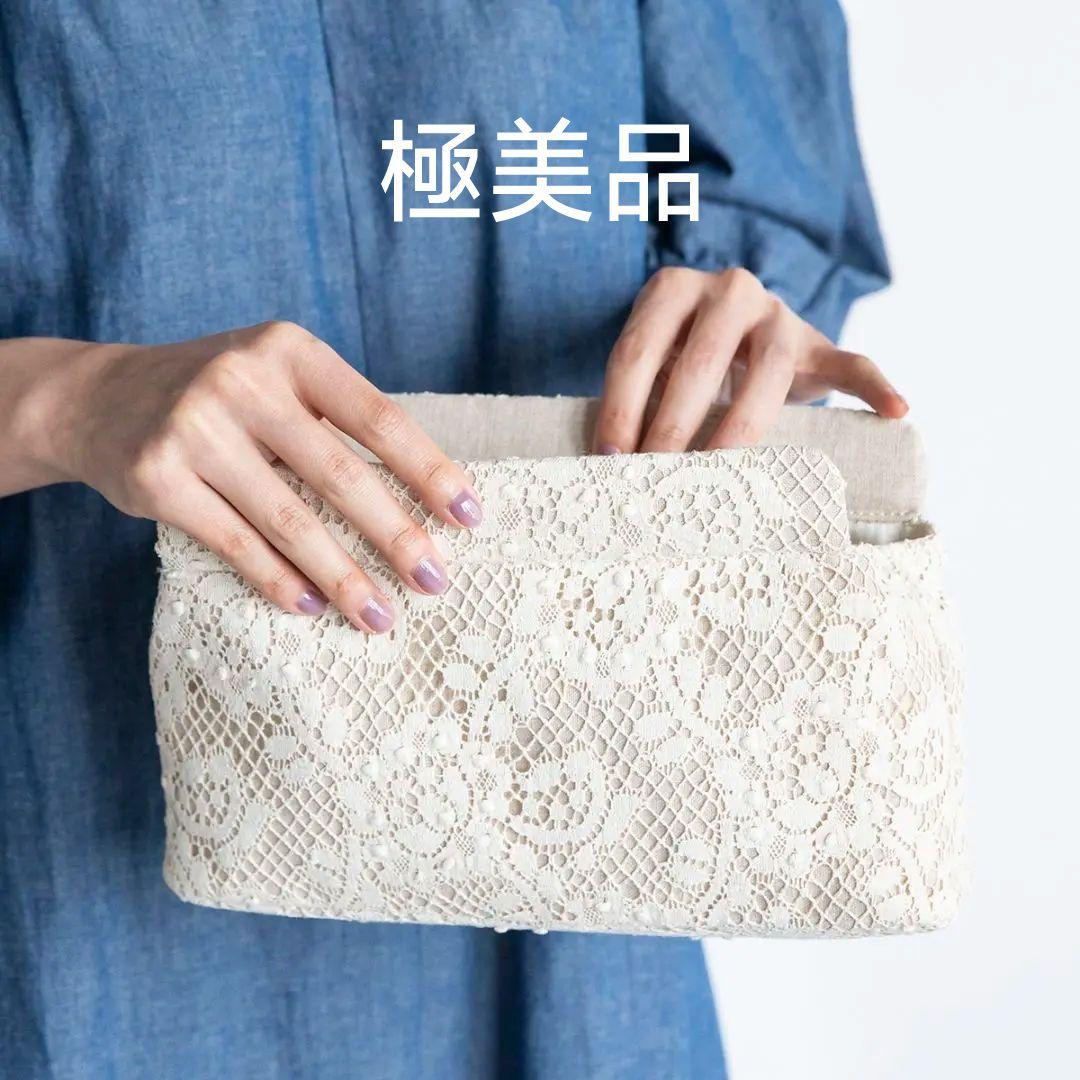 極美品 SAQUI レースバッグ