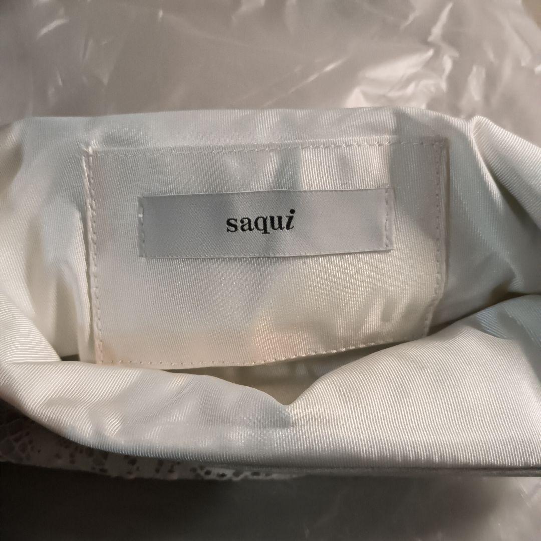 極美品 SAQUI レースバッグ