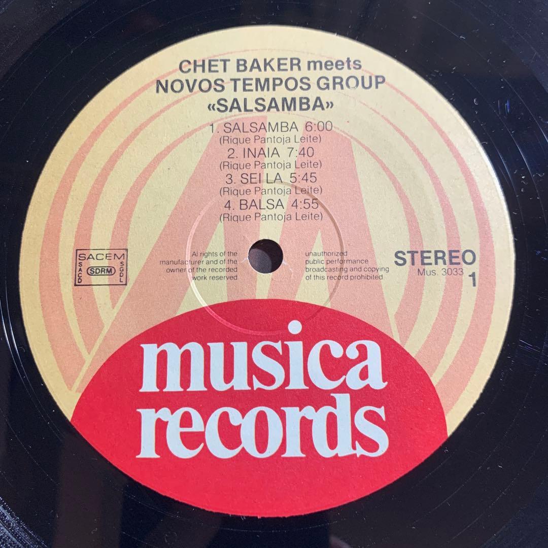 洋楽 Chet Baker Meets Novos Tempos Group