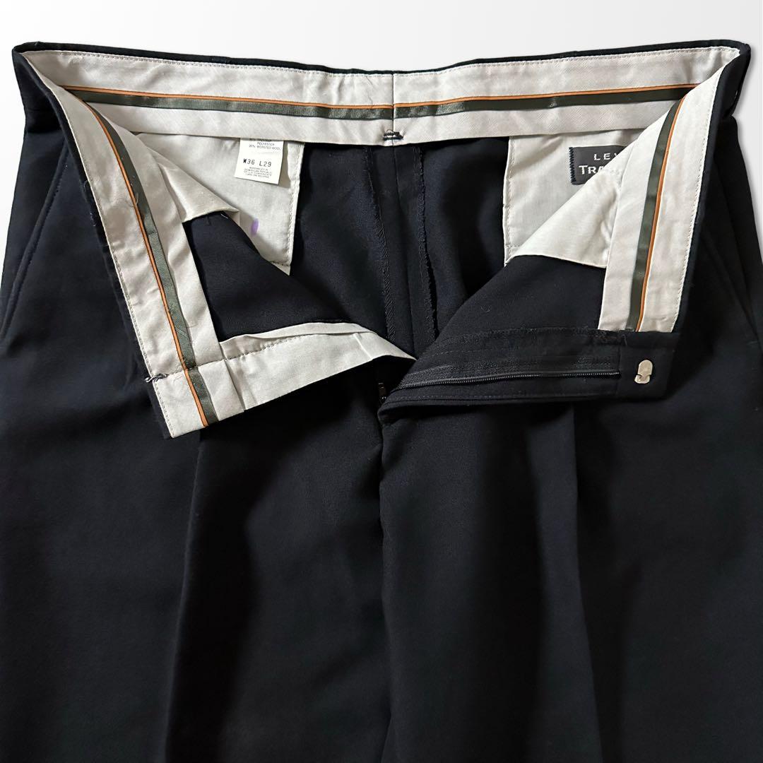 リーバイス ウール混 黒 スラックス W36 L29　アクションスラックス