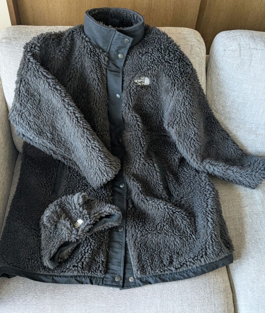 ノースフェイス　マタニティ ボアアウター ベビーキャップセット（くま耳デザイン）