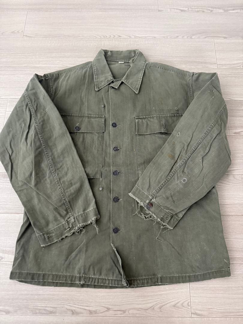 襤褸M-43／HBTジャケット ／US ARMY／L-LL相当