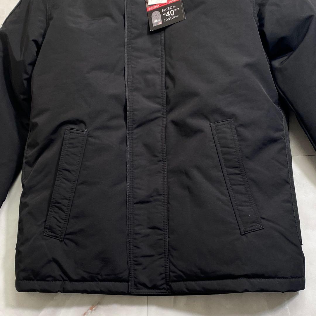 B18019 未使用 アウトドアサバイバルカナダ ダウンジャケット 黒 XS