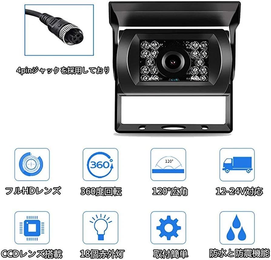 バックカメラモニターセット