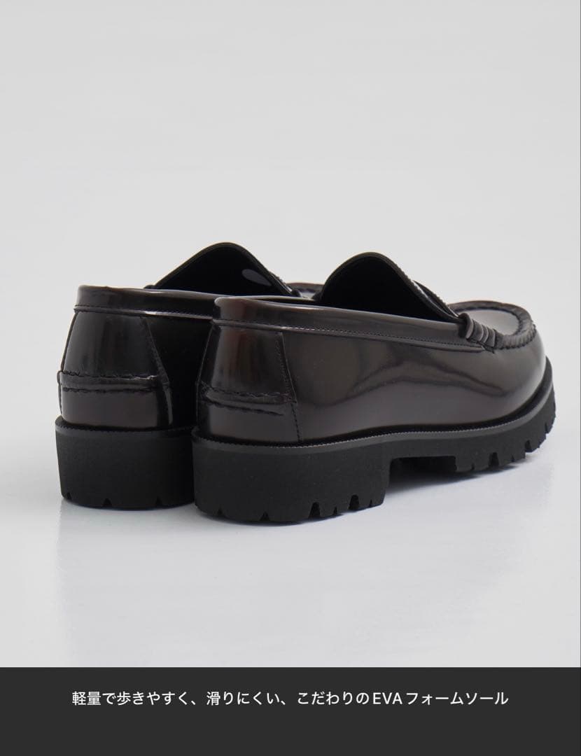 【新品】HARUTA×PUBLIC TOKYO　トラックソールローファーブラック