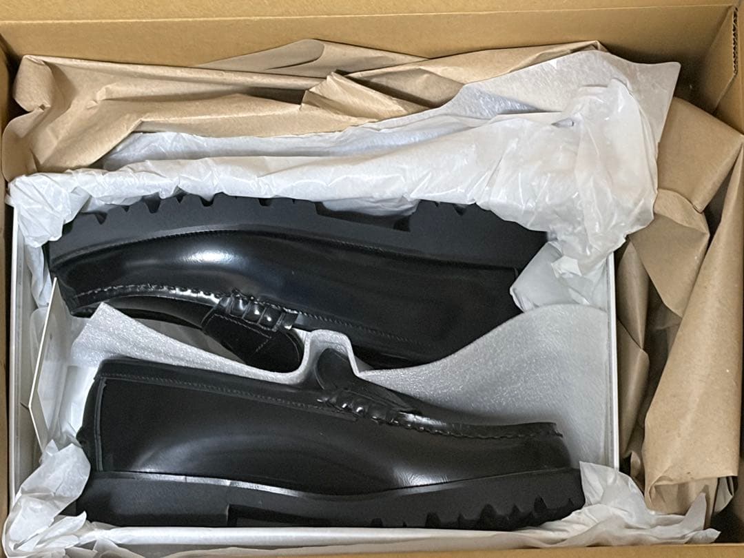 【新品】HARUTA×PUBLIC TOKYO　トラックソールローファーブラック