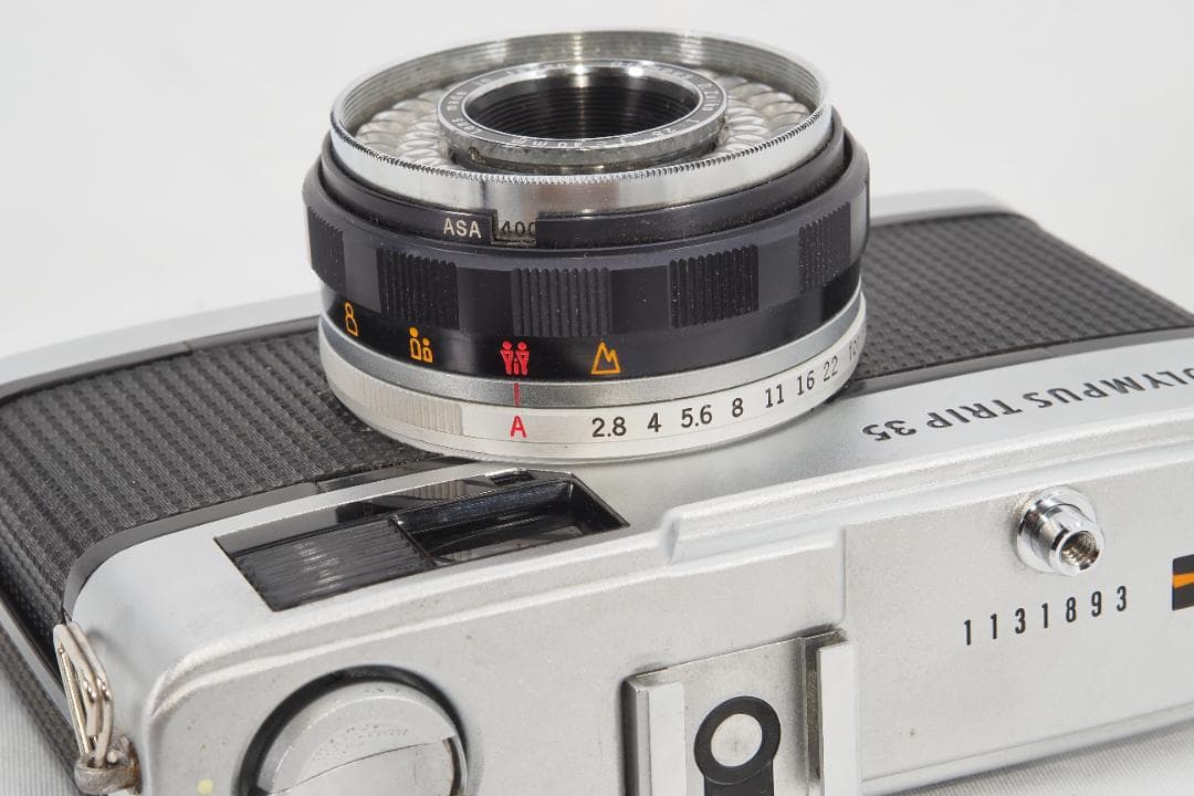 OLYMPUS TRIP 35 分解整備,清掃済 正常動作（赤ベロ出ます）113