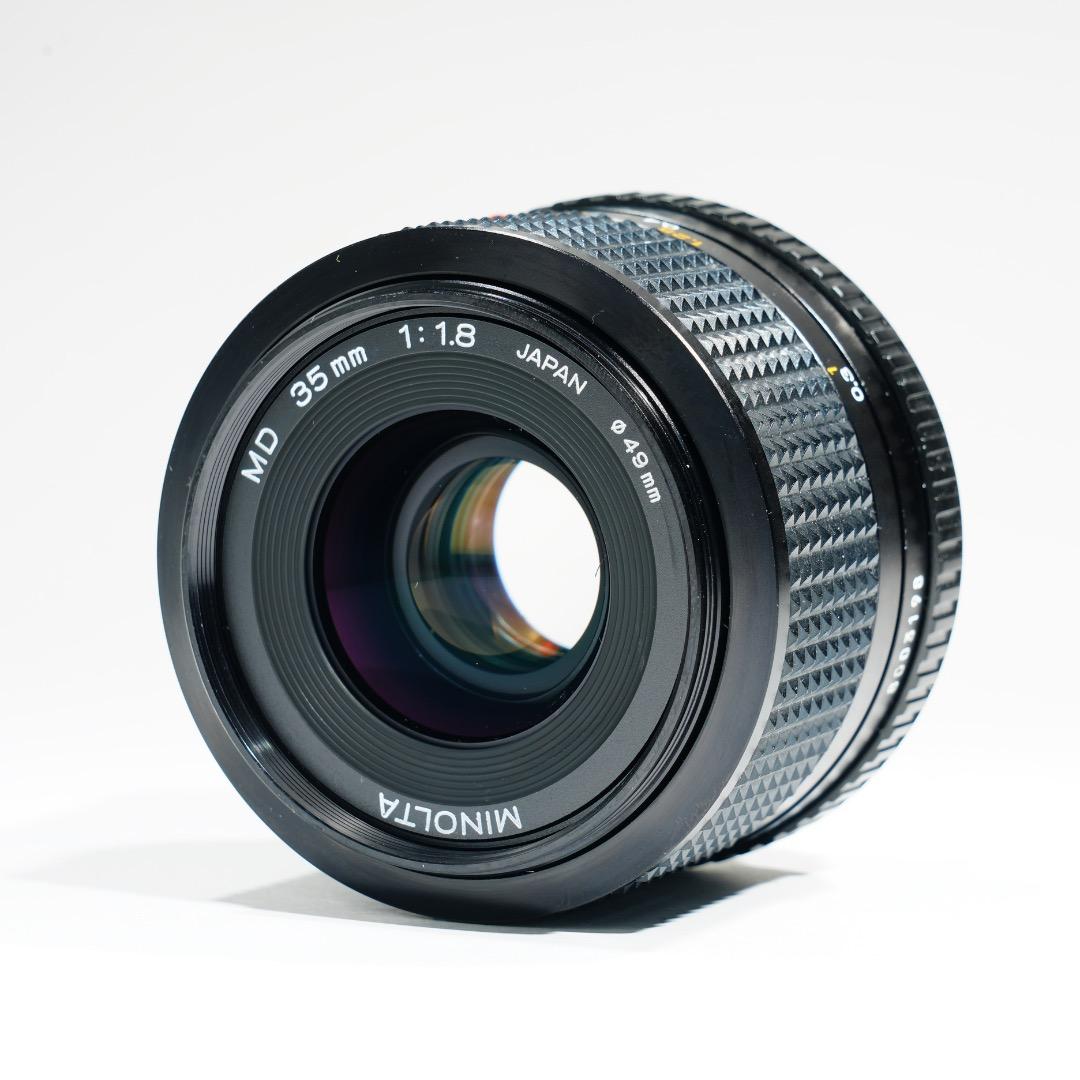 【希少 極美品】動作◎ ミノルタ New MD 35mm F1.8 198