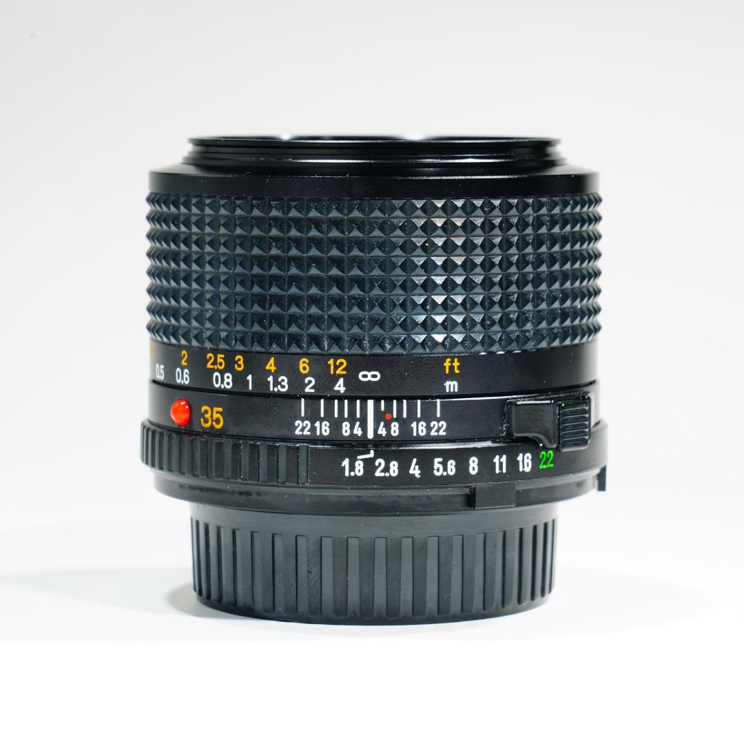 【希少 極美品】動作◎ ミノルタ New MD 35mm F1.8 198