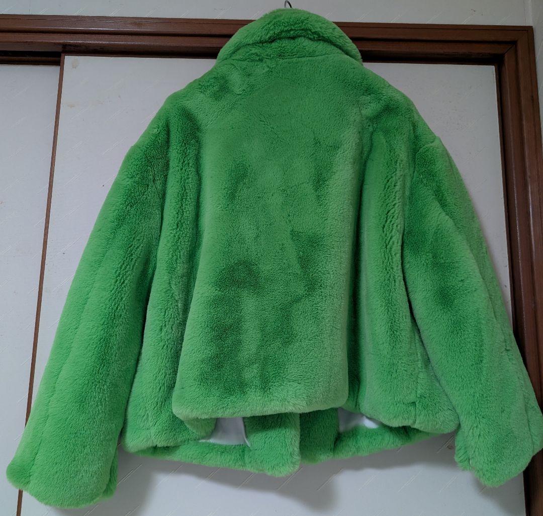 お値引き可Jakke TRACI COAT ネオングリーン Lサイズ