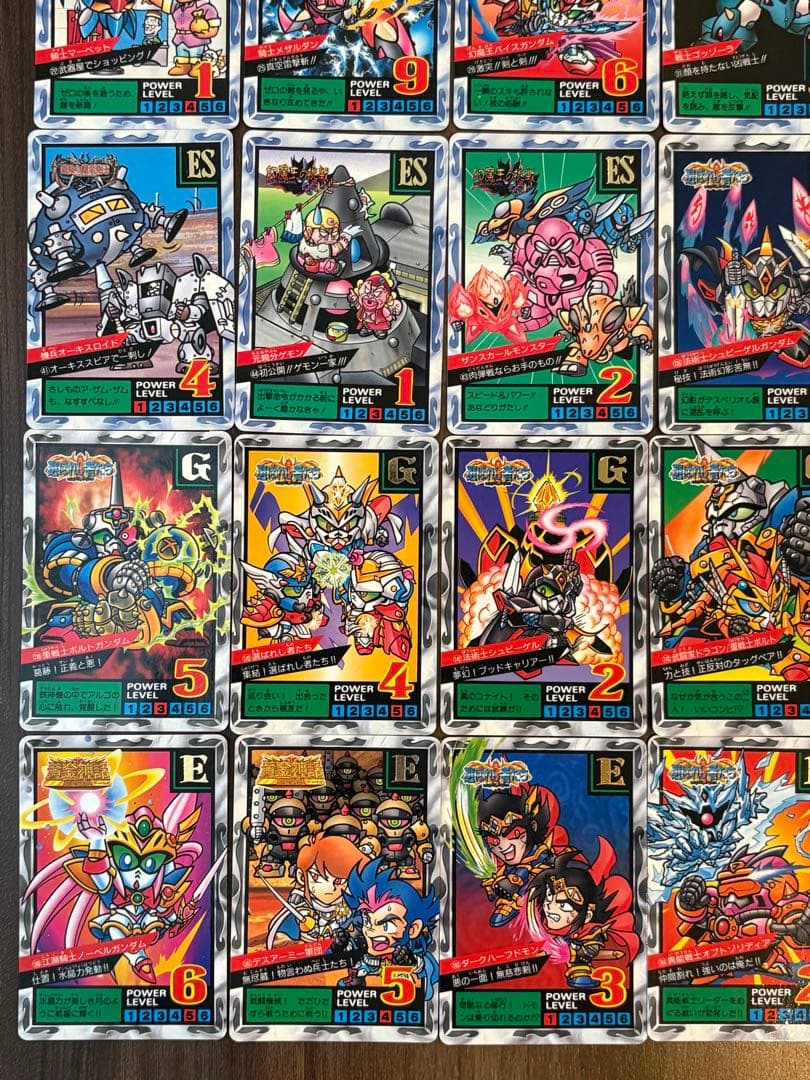 1993年〜1995年ガンダムSDSUPERBATTLE64枚まとめ売りセット