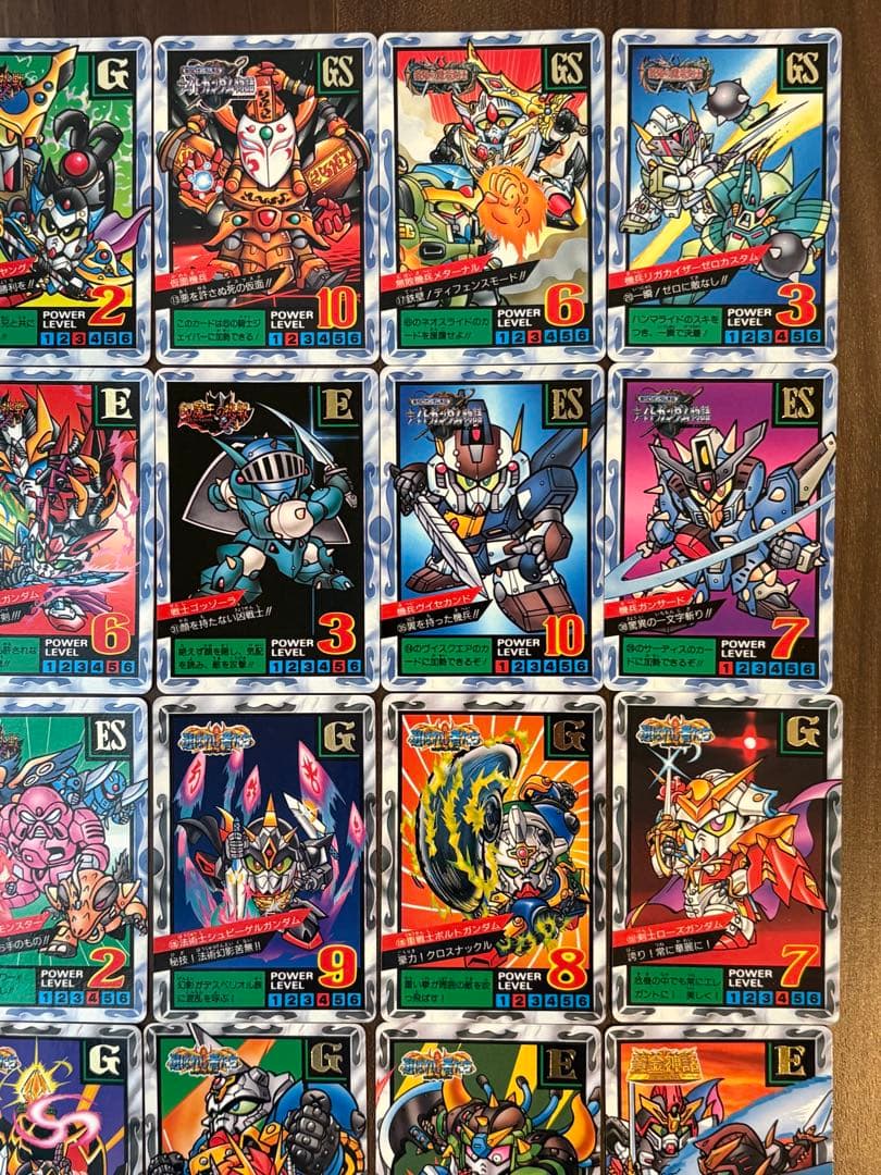1993年〜1995年ガンダムSDSUPERBATTLE64枚まとめ売りセット