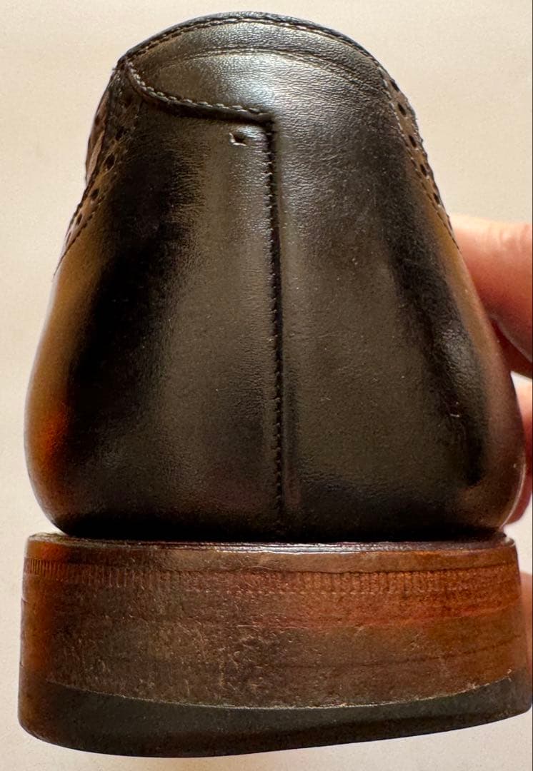 スコッチグレイン　ウィングチップ ドレスシューズ 黒26,5cm