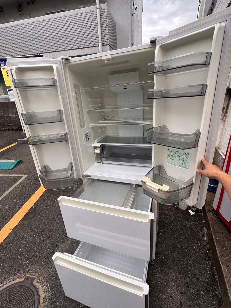 【2016年製】Panasonic 506L 大型冷蔵庫 NR-JD5101S