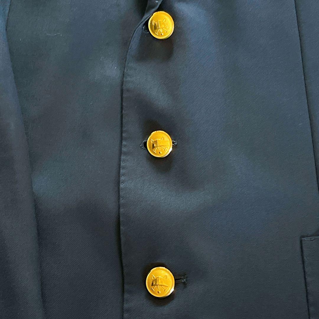 【ポロラルフローレン】ジャケット 紺ブレ 金ボタン ネイビー 40R 段返り