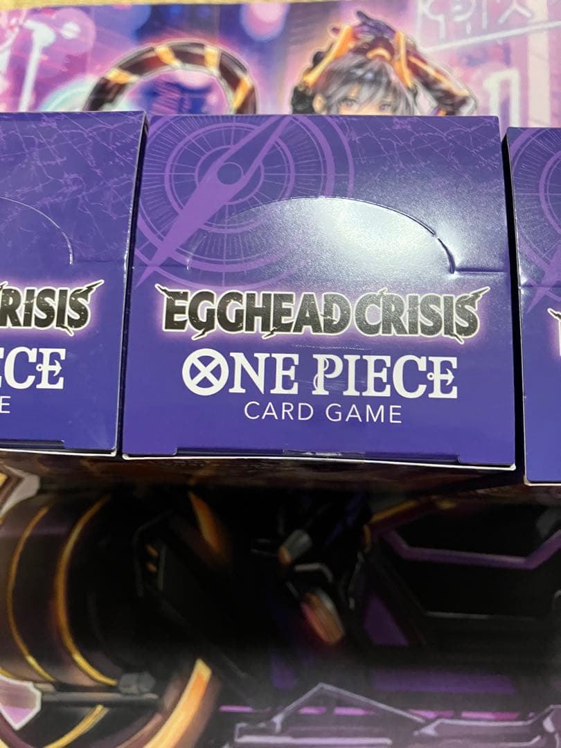 ワンピースカード　EGGHEAD CRISISテープ付き　3box