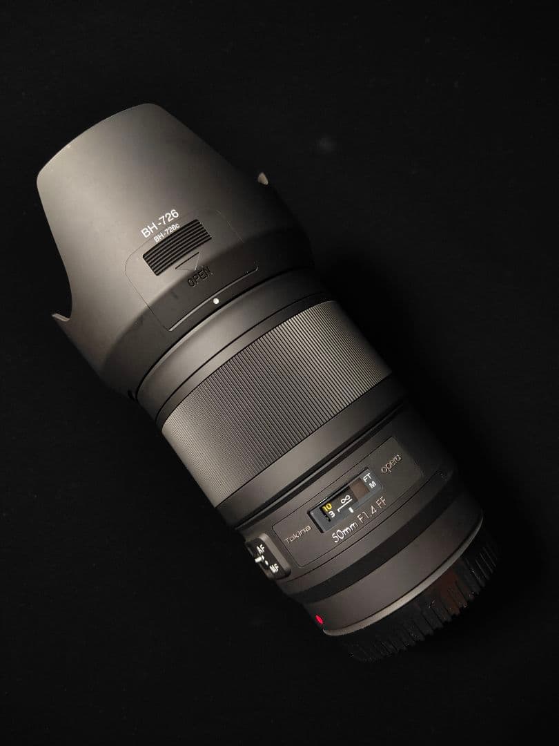 美品　Tokina 50mm F1.4 FF キャノンEF用レンズ