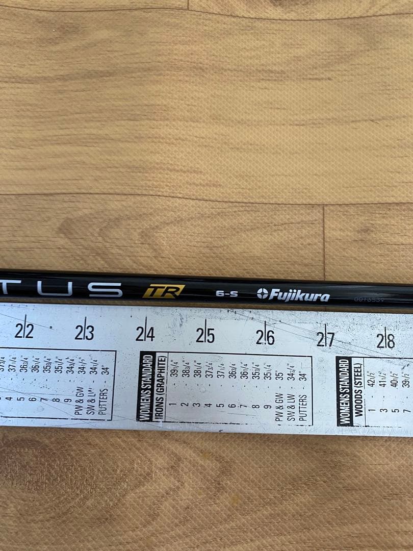 388フジクラ　ベンタスブラックTR 6S テーラースリーブ付　ドライバー用