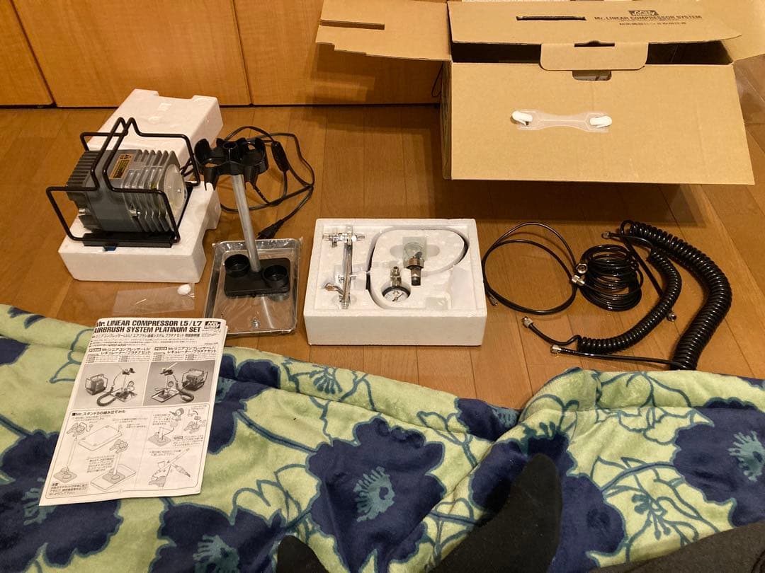 Mr. リニアコンプレッサーL7 プラチナセット　エアブラシ