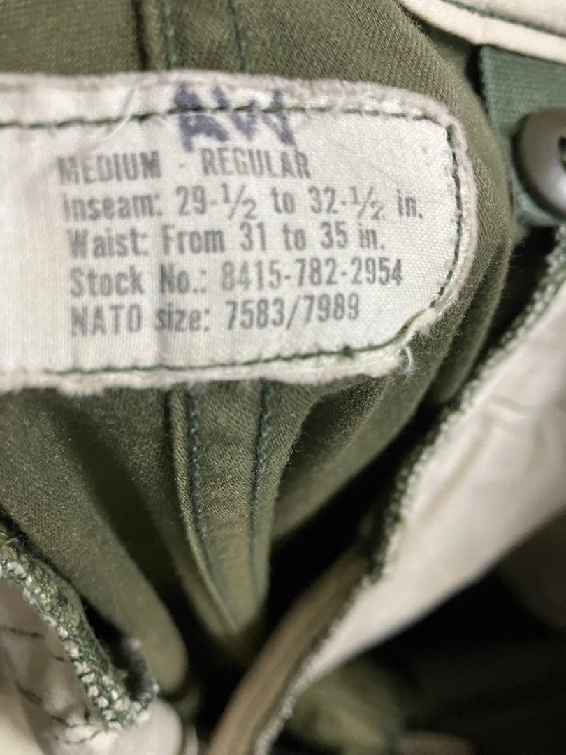P*可様 M-65 フィールドパンツ　ビンテージ
