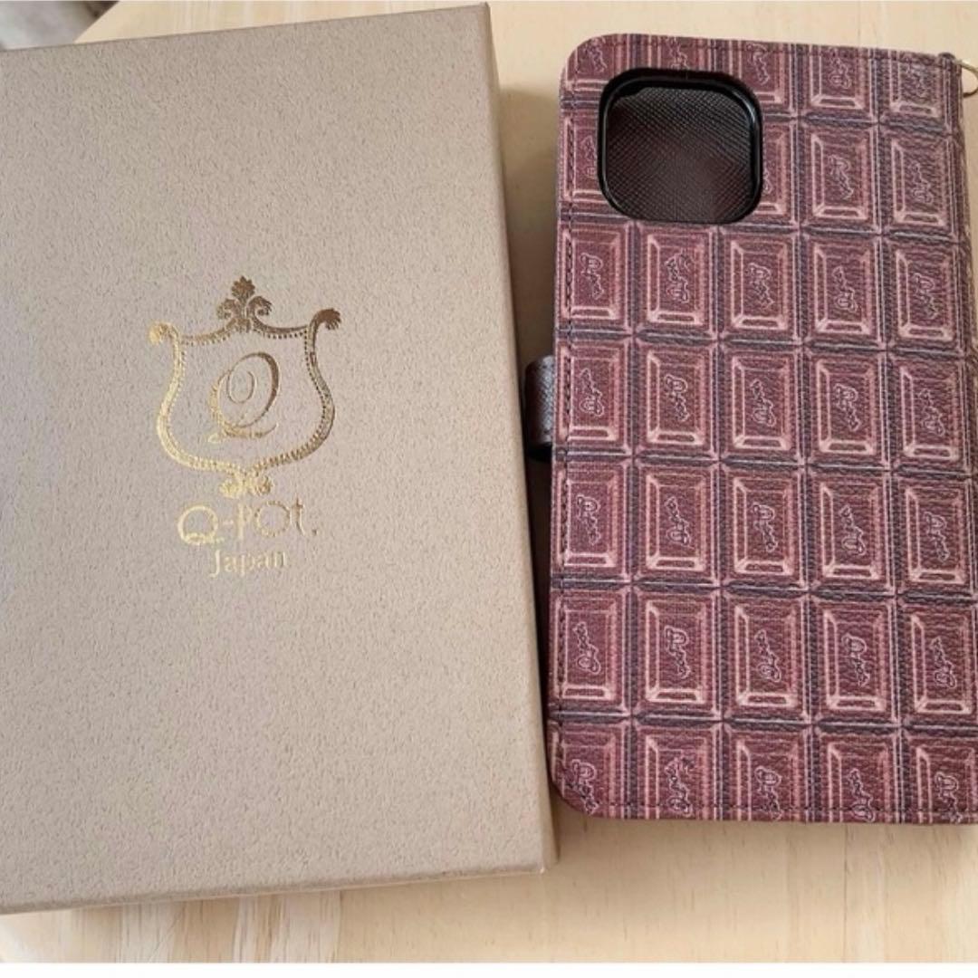 Q-pot. ビターチョコ　iPhone13ケース　キューポット