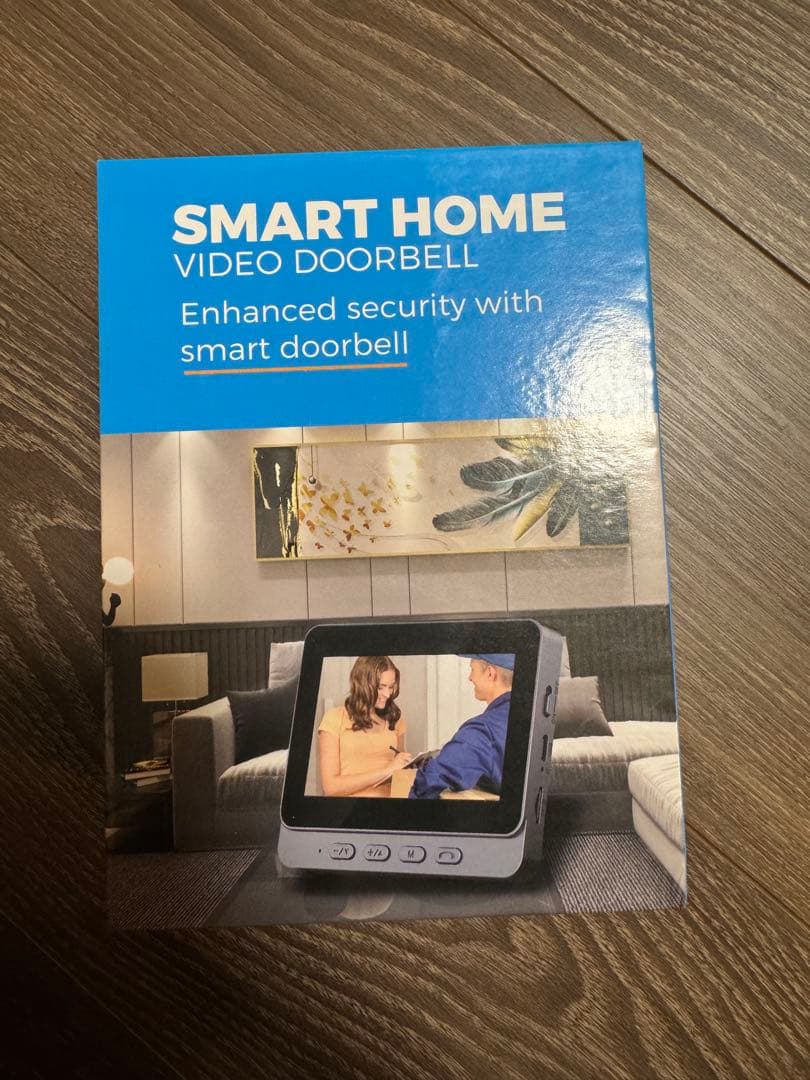 インターホン ワイヤレス 無線 工事不要 4.3インチ　32GB SDカード付き