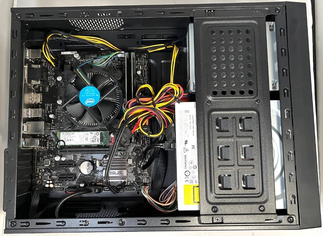 省スペース自作PC！第8世代 Core i3-8100 Windows11