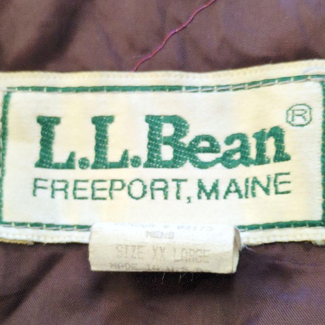値下げ中【USA製】80sL.L.Beanカバーオール襟レザーダック地