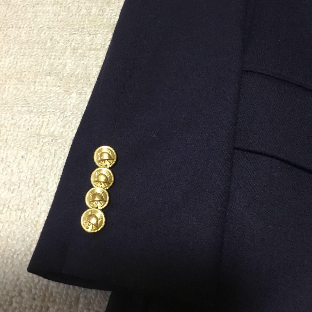 美品 現行ポロラルフローレン 150 テーラード 紺ブレ 金ボタン イタリア製