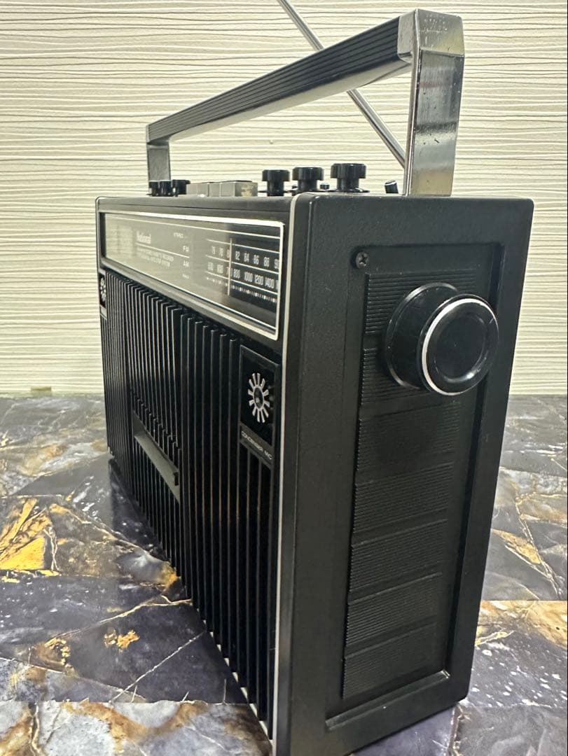 美品NATIONAL ラジカセ レコーダーRS-457 AM/FM ラジオ昭和