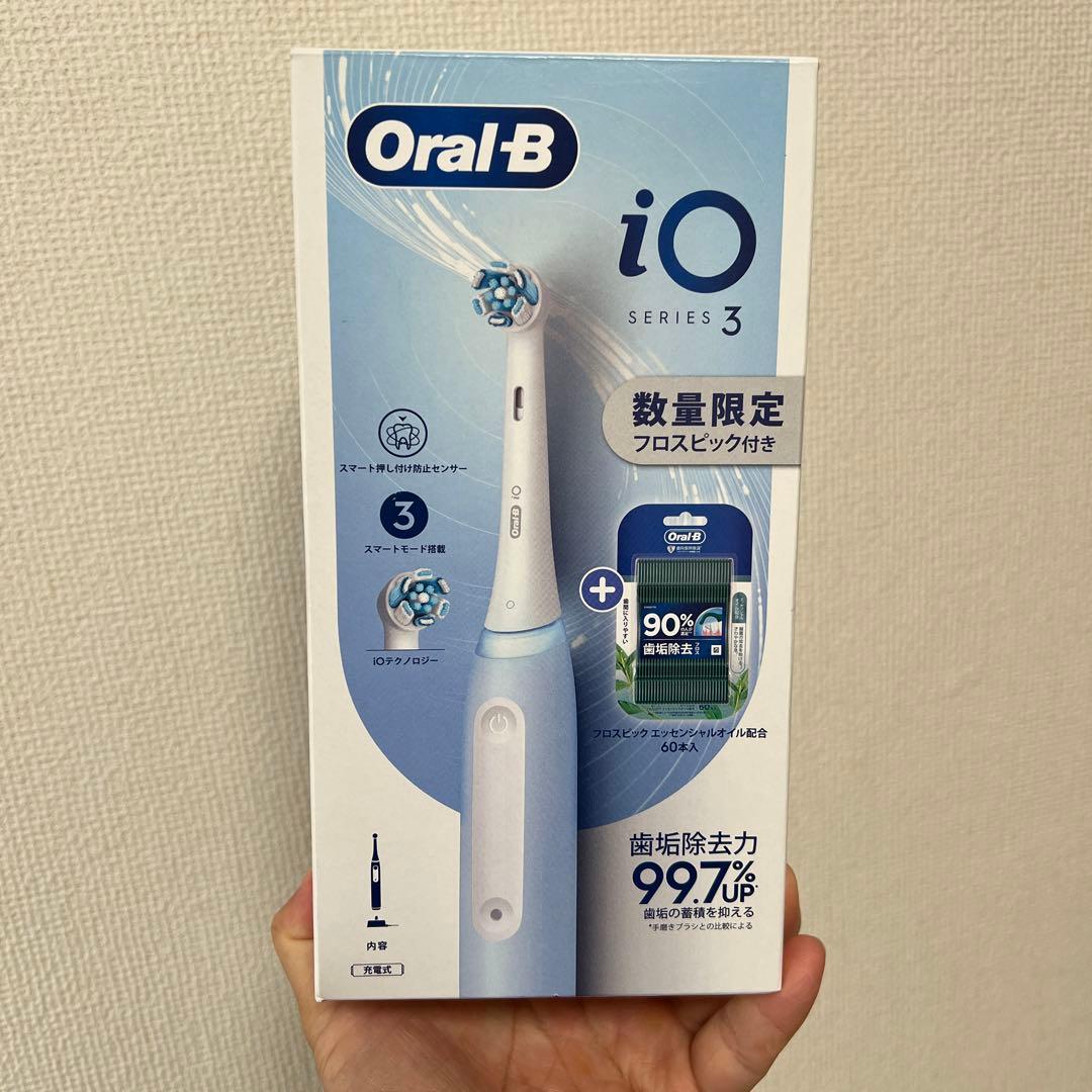 オーラルB iO3 フロスセット 【未使用、撮影のため外箱だけ開封】