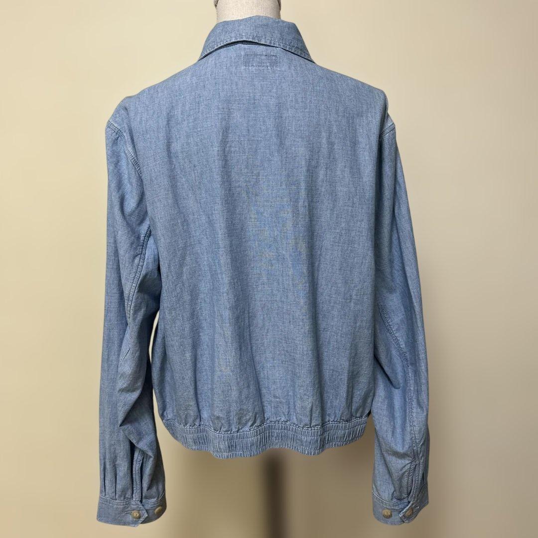 ラルフローレンデニムスイングトップ ライトブルー　　サイズ　L