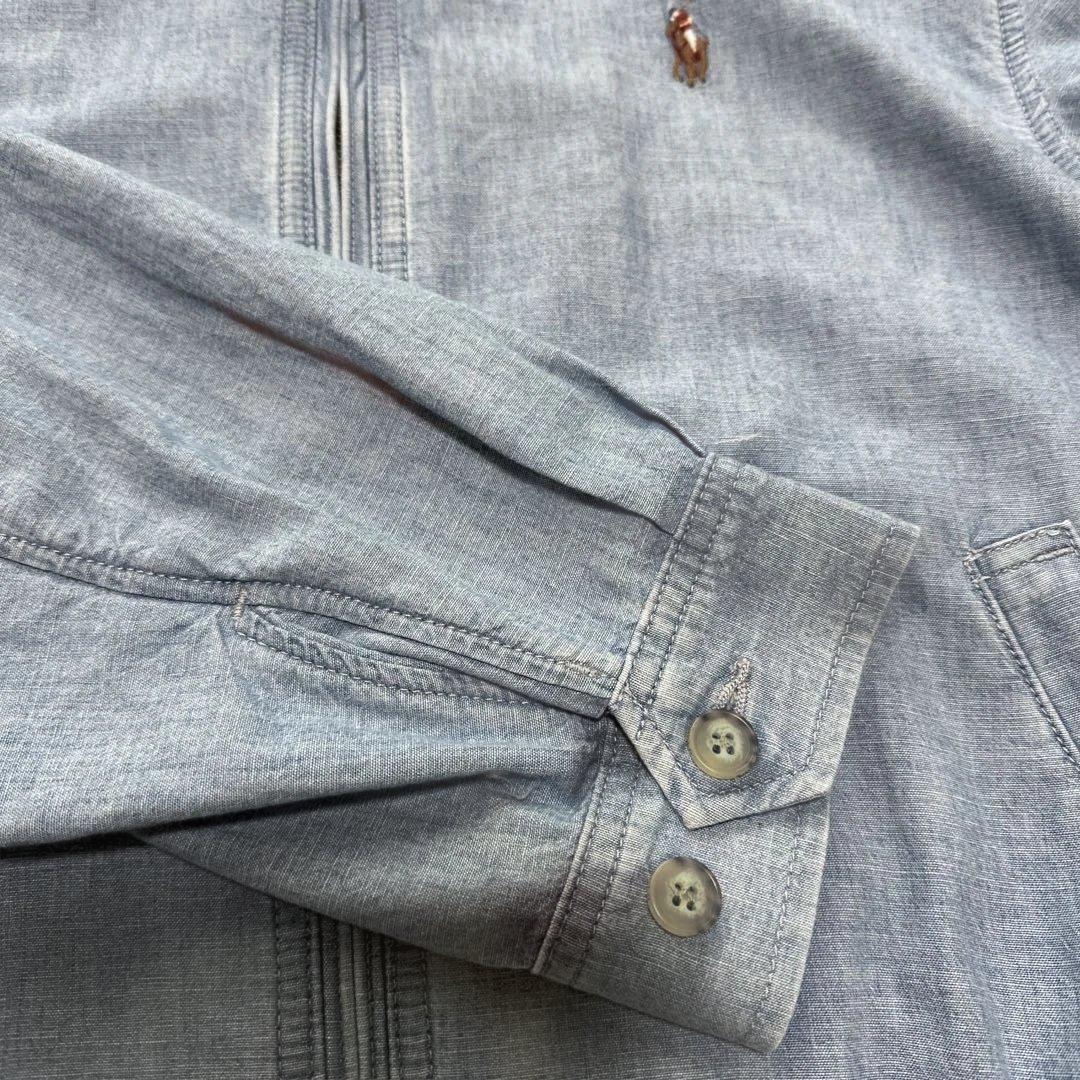 ラルフローレンデニムスイングトップ ライトブルー　　サイズ　L