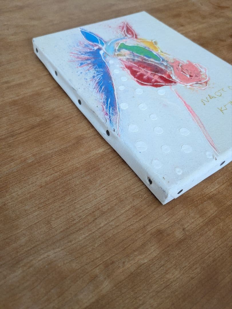 NAOTO KITAMURA 馬の絵 立体的アート