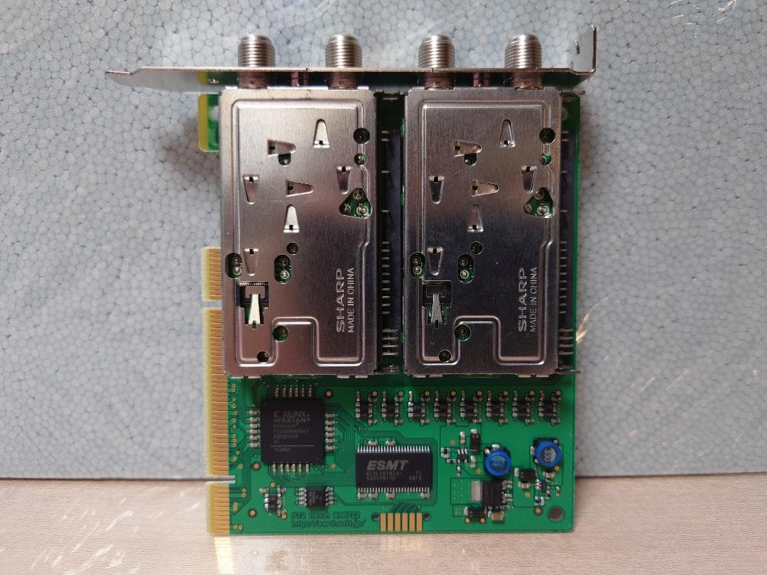 未使用 アースソフト PT2 Rev.A 地デジ・BSCSチューナーカード①
