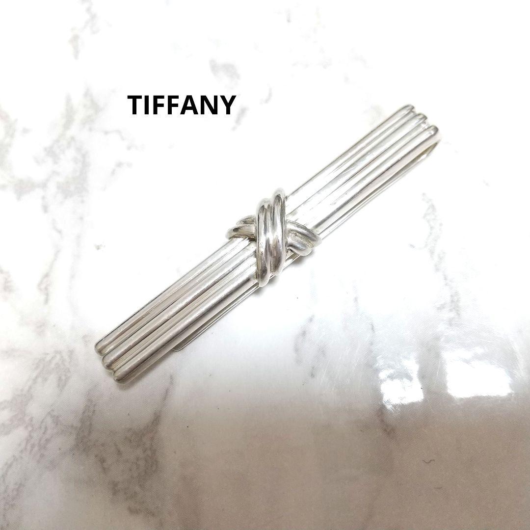 ティファニー　Tiffany　シルバー925　シグネチャー　ネクタイピン