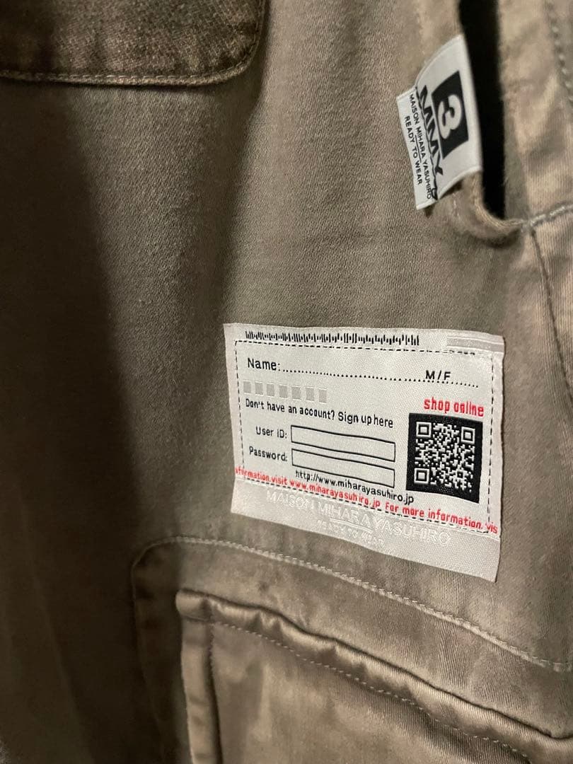 パンツ Maison MIHARA YASUHIRO Repair Cargo