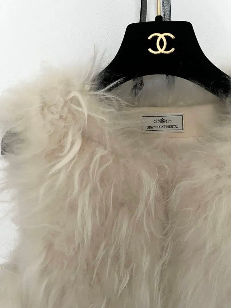 美品⭐︎グレースコンチネンタル　カシミヤファージレ　ベスト