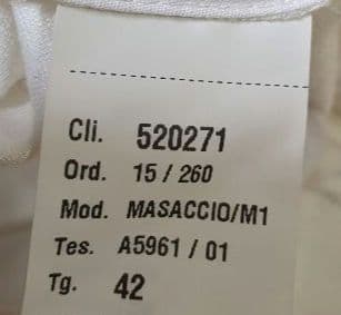 専用！　giabsarchivio　MASACCIO　白　スラックス　マサッチョ