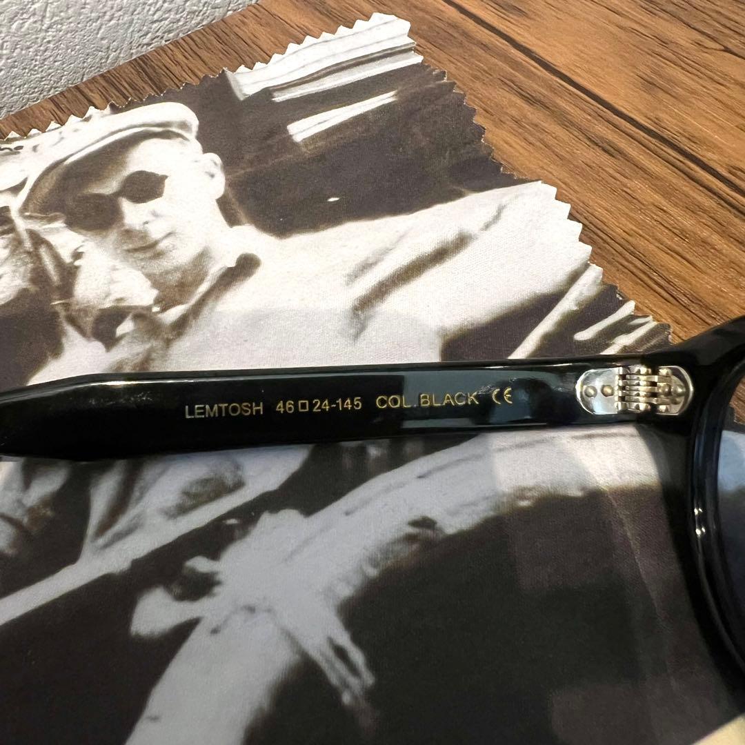 MOSCOT LEMTOSH サングラス 46 ブラック ブルーレンズ