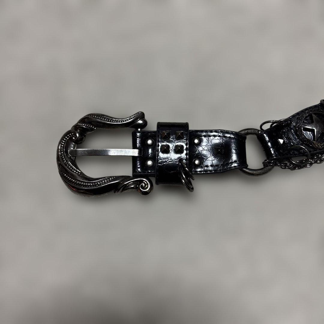 d.i.aベルト 本革 平成 studs belt y2k